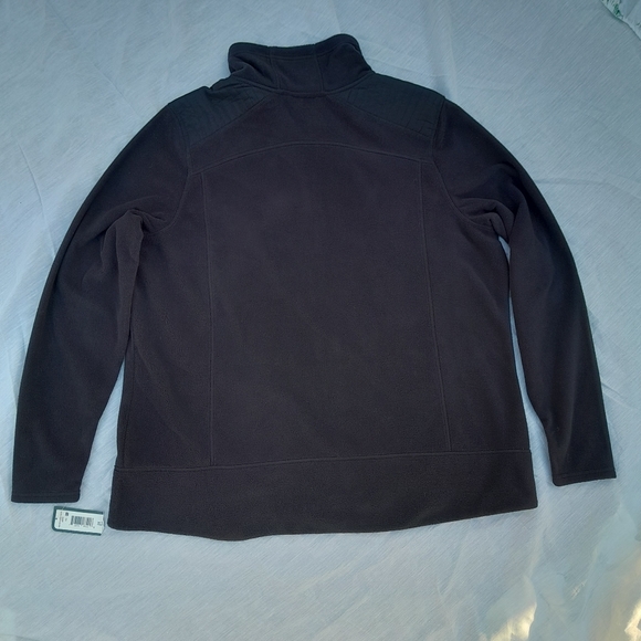 - Mta Sports Plush Micro Fleece Zip Up Mock Neck Jacket with Thumb holes 2X - Picture 8 of 15